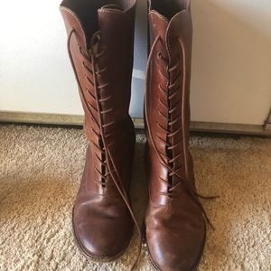 Cole Haan Lace Up Riding Boots